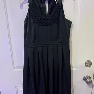 Ann Taylor LOFT Elegant Black Sleeveless Dress